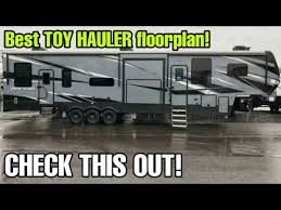 toy hauler fifth wheel floorplan