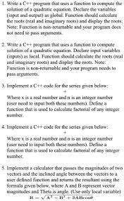 C Program That Uses A Function