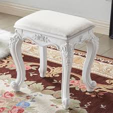 carved legs dressing table chair vanity