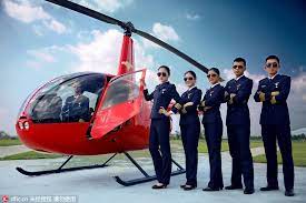 handsome salary of helicopter pilot