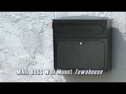 Wall Mount Mail Boss Townhouse And