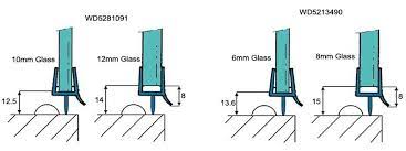 Shower Door Seals Bottom Rail Wipes