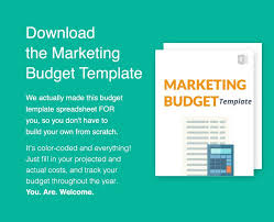 How To Plan Your Marketing Budget W Downloadable Template