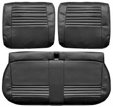 Front Seat Covers Black 1967 Chevelle