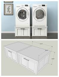 April 23, 2018 by shara, woodshop diaries. Diy Washer And Dryer Pedestals With Storage Drawers Find The Free Plans For This Project An Laundry Room Pedestal Laundry Room Diy Washer And Dryer Pedestal
