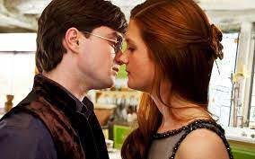 harry and ginny kiss harry potter
