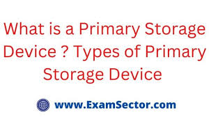 exles of secondary storage devices