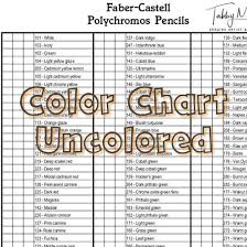 Faber Castell Polychromos Color Chart 120 Colors