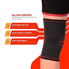Uflex Athletics Knee Compression Sleeve Support For Running