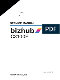 Download the latest drivers, manuals and software for your konica minolta device. Konica Bizhub C3100p Pdf Equipment Manufactured Goods