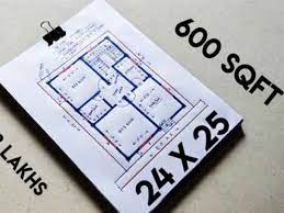 600 sqft house plan designs for 1bhk