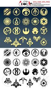 Star Wars Symbols Vector Digital Files