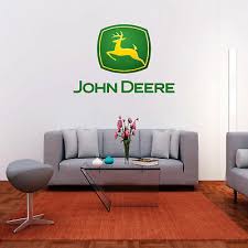 john deere logo wall decal home decor