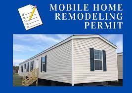 a permit to remodel a mobile home