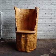 high tree trunk chair 1960s 231639