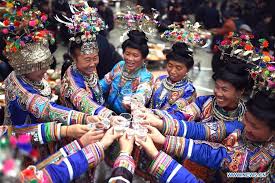 chinese ethnic minorities celebrate