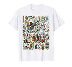 Floral Botanical Cactus Chart Flower Plant Wildflower T Shirt