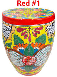 Garden Stool Decor Ceramic Banco