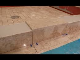 part 5 how to tile shower curb