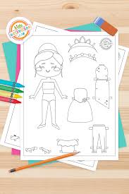 dress up paper dolls coloring pages