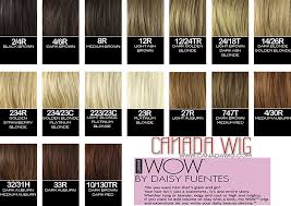 Daisy Fuentes Luxhair Wow Color Charts