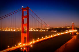 Evening Cityscape Of Golden Gate Bridge