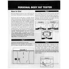 Body Fat Measurements Chart Jasonkellyphoto Co