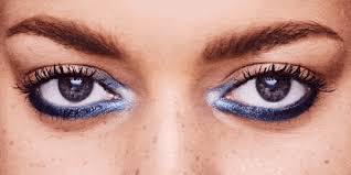 how to wear blue eye makeup best blue