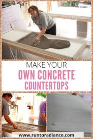 Diy Concrete Countertops Easy Step By