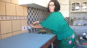 placing wallpaper over old kitchen