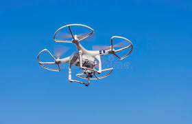 flying drone stock photo image of