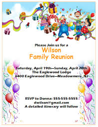 Family Reunion Flyer Ideas Reunion Party Flyer Template Flyer Family