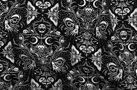 Gothic Damask Sheets Gothic