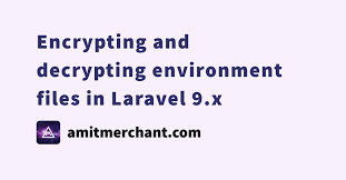 encrypting and decrypting environment