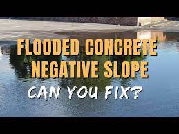 How To Fix Standing Water On Concrete