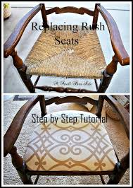 replacing rush seats step by step