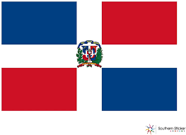 Print dominican republic flag coloring page (color). Amazon Com 3 Country Flag Dominican Republic 2x1 Inches Size Funny Stickers For Construction Hard Hat Pro Union Working Men Lunch Box Tool Box Symbol Window Motorcycle Biker Car Made And