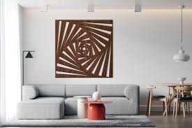 Wooden Wall Art Square In Depth