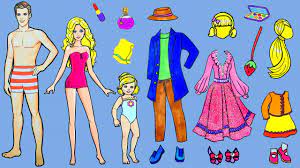 Học Làm Búp Bê Giấy - Câu Chuyện Gia Đình Ma Cà Rồng Hoàng Gia - Barbie  Story & Crafts #61 - YouTube