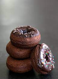 gluten free chocolate cake donuts