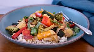 thai green curry with vegetables