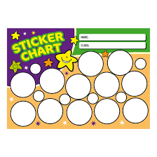 A5 Sticker Charts