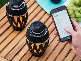 ambient led outdoor bluetooth speaker