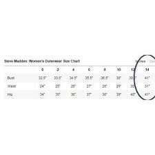 80 Veritable Steve Madden Jacket Size Chart