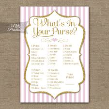 printable what s in your purse game
