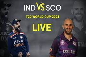 IND vs SCO T20 World Cup 2021 T20 Live ...