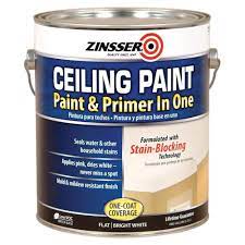 1 gal flat bright white ceiling paint and primer in one 2 pack
