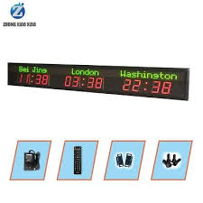 Led Zone Digit Editable Clock