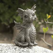 Curious Garden Dragon Statue