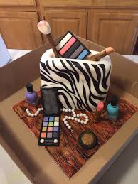 makeup birthday cake